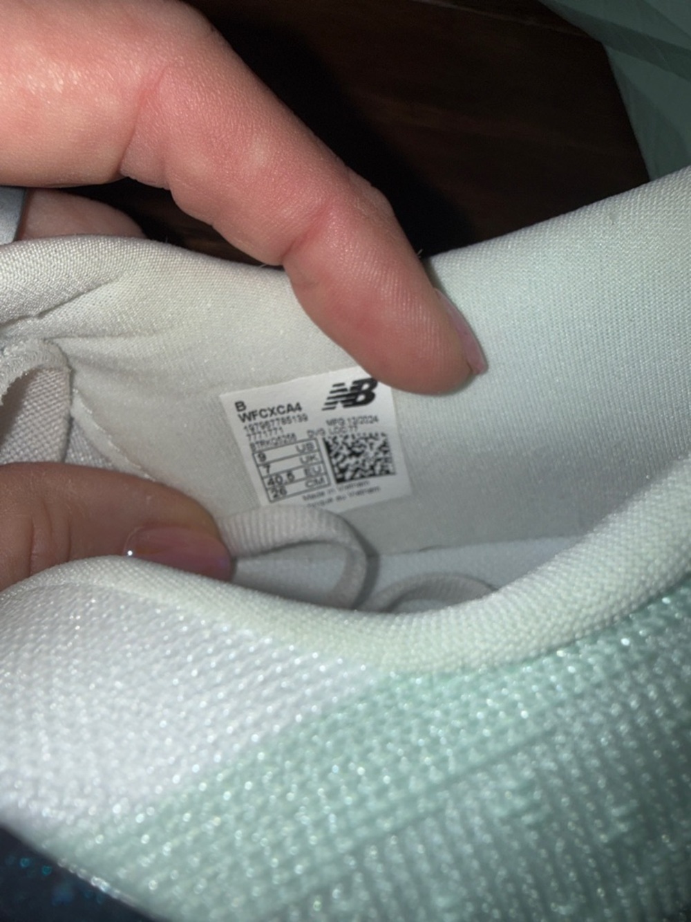 New Balance Women's Mint Green Athletic Running Shoes - Picture 6 of 7